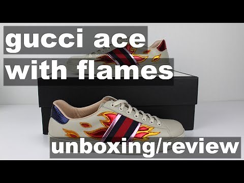 Gucci Ace Sneaker With Flames - Unboxing, Review, On-Foot