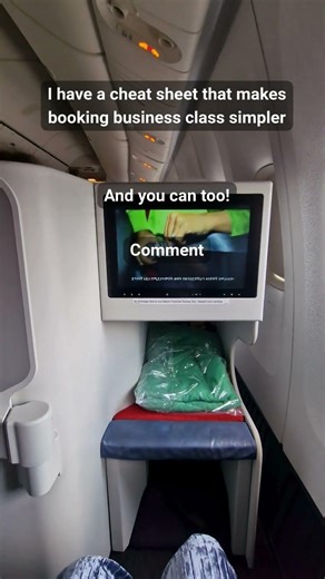Cheat sheet: how to book business class for less