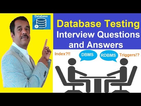 database testing interview questions and answers | testingshala | gangadharcm | manual testing