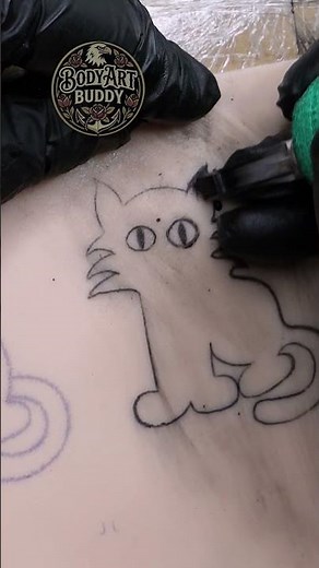 9 Tattoo Styles with One Cat | Tattoo Practice on Fake Skin - Packing