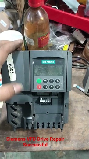 Siemens VFD Drive Repair Successful #industrial