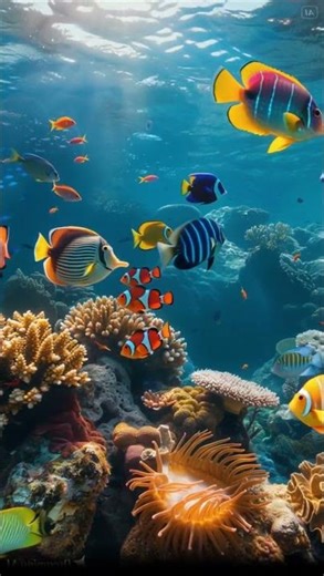 Colorful Coral Reef Life — A Magical Underwater World Full of Beauty 🐠
