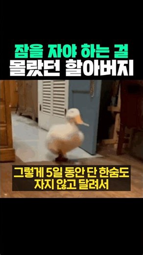 Grandfather who didn't know he had to sleep