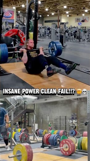 INSANE POWER CLEAN FAIL!!? 🤯💀