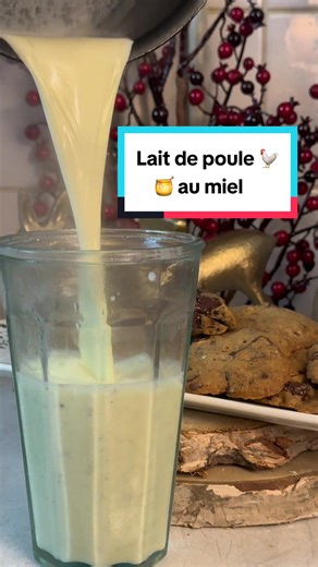 Recette simple de lait de poule au miel pour Noël