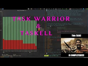 Command Line Task Management With Taskwarrior and Taskell On Arch Linux / Thinkpad x220