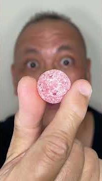 👂ASMR BARNETT’S MEGA SOUR FIZZ BOMBS CANDY STRAWBERRY FLAVOR EATING SOUNDS👂#shorts #asmr