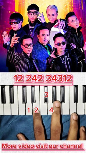 Khong Sao Ca - 7dnight Easy Piano Tutorial #piano #shorts #pianotutorial