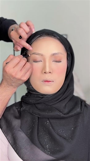 cara simpel bikin alis pengantin terlihat natural #tutorialmakeup