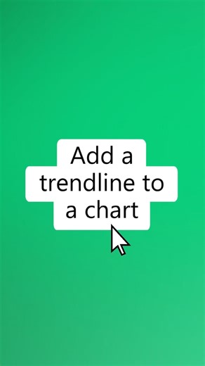 How to add a trendline in Excel (30 second tutorial)