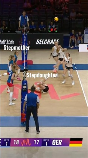 Not your average family reunion 🇩🇪🇨🇿#volleyball #volleyballworld #vnl26