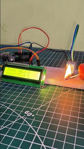 ⚙️ DIY Arduino Weather Monitor | DHT11 + I2C Display Project #shorts #youtube #diyprojects #project