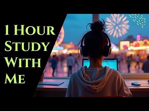 📖 1 Hour Study With Me | ✨ Focus Mode ON & Get It Done | ⏳ 1 Hour Timer + Pomodoro | Day 32