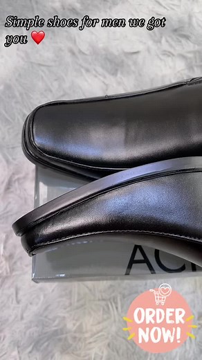 Simple and Elegant Slip-On Black Shoes for Men