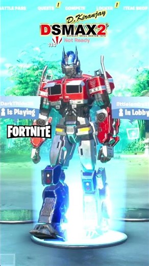 Unleash the Transformers Hype: Fortnite Season 4 Optimus Prime Skin & Epic Emote Gameplay #fortnite