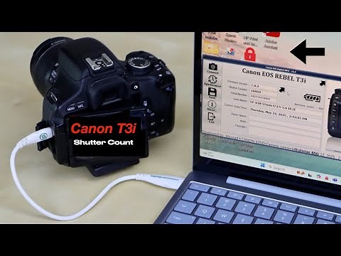 How to Check Shutter Count on any Canon EOS T3i, T4i & T5i Camera ?