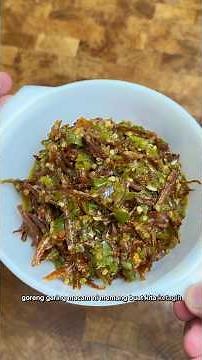 Sambal ijo Ikan Bilis Garing #recipe
