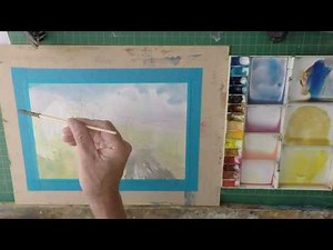 Simple Watercolour Barn Tutorial