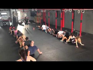 CrossFit Insanity- Inch Worm Warm Up Races 2015
