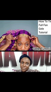 1K views | How to Tie Full fan Gele Tutorial | Jono Apparels | Facebook