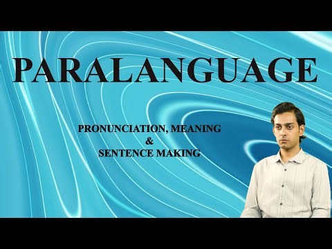 Paralanguage - Meaning_&_Pronunciation_Word_World_Audio_Video_Dictionary