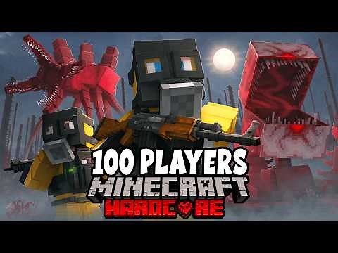100 Players Simulate PARASITIC OUTBREAK in Hardcore Minecraft