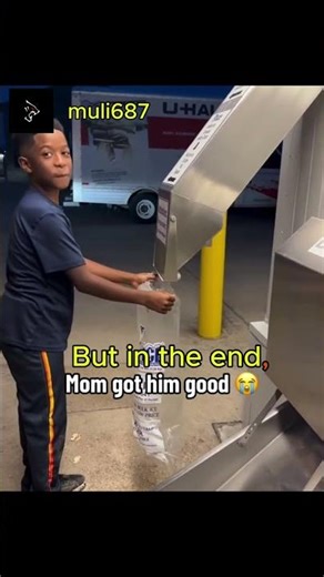 Mom Pranks Her Son With “Falling Snow