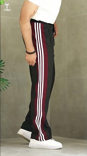 Turbo Hypemode Side Striped Trouser 🔥 Stylish PK Cotton Sports Pants For Men