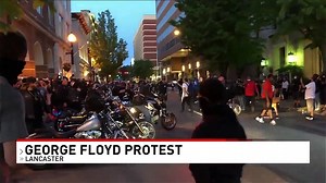 Peaceful protests continue in Lancaster through Monday night