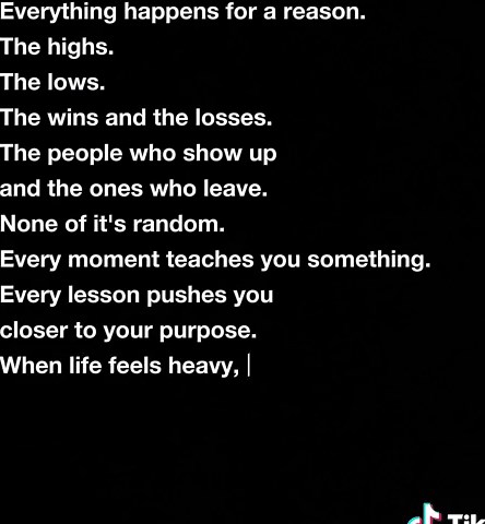 A quiet reminder for someone today. Nothing in your life is random. The highs. The losses. The people who stayed and the ones who left. Every moment leaves something behind — a lesson, a redirection, or a quiet push toward who you’re meant to become. Life rarely makes sense while you’re in the middle of the chapter. But one day the pieces connect, and you realize even the difficult moments were shaping you. Save this for the days when life feels heavy. Follow @notesaftermdnight if you want words