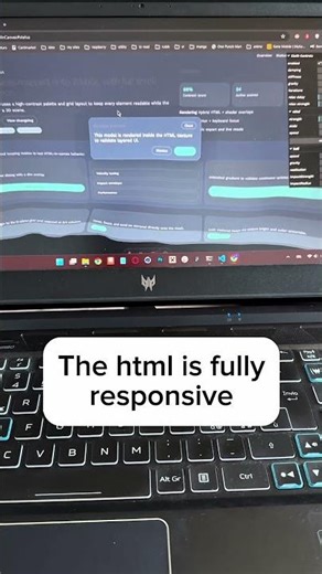 Rendering Interactive HTML on a 3D Cloth Simulation