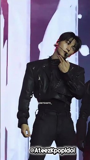 Choi San’s side profile alone belongs in a high-end luxury fashion campaign ❤️ #choisan #ateez