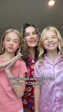 Get dressed with us for CMA FEST 🤠🎉#grwm #cma #ootd