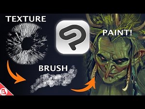 How to Make BRUSHES in CLIP STUDIO PAINT - How to Edit Brushes - Make Textures from Photos