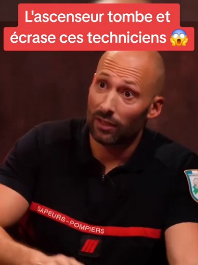 Ascenseur tombe sur techniciens en intervention