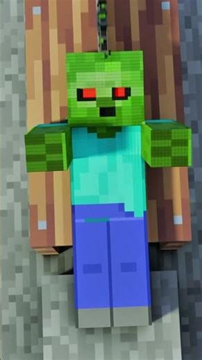 Saw Vs Minecraft Zombie in Minecraft Animation #short