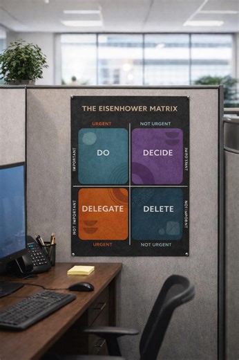 Eisenhower Matrix Poster, Productivity Planner, Time Management Chart (digital Download) - Etsy