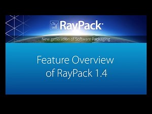RayPack - Software Packaging - Feature Overview