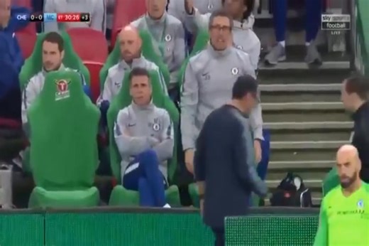 On this day: 2019 - Chelsea goalkeeper Kepa Arrizabalaga defied manager Maurizio Sarri's attempt to substitute him. #CFC #Chelsea | Chelsea Chadder
