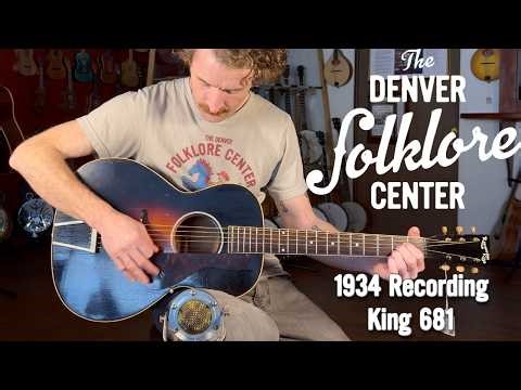 A Vintage Gibson in All But The Name - 1934 Recording King 681 - The Denver Folklore Center