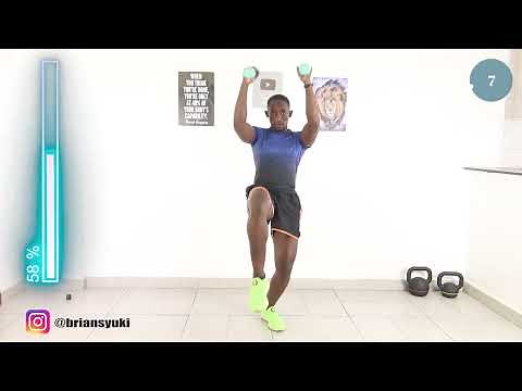 10-Minute Jogging with Weights Cardio to BURN FAT ALL DAY