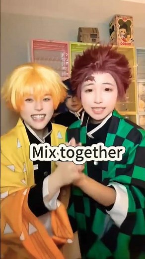 mixing the colour 💗💓 #demonslayer #shinobu #giyuu #fyp #trend #kny #foryou #viral #shorts
