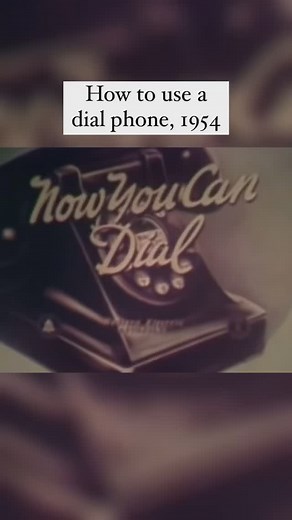 History Folder on Instagram: "“Ever wondered how people made calls before smartphones? 📞📟 Let’s rewind to 1954 and learn how to use a rotary dial phone! 🤯 #Throwback #VintageTech #DialPhone” #history #vintage #nyc #instagood"