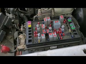 2002 Chevy Trailblazer Rear Wiper Fuse, Rear Window Washer Fuse & Relay