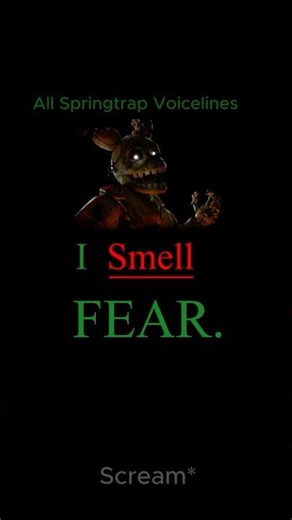 Springtrap voicelines 🔊🔊 | Bite By Night #roblox #bitebynight #fnaf