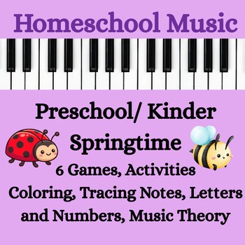 Homeschool Music, Preschool, Kinder, Springtime, Music Theory
