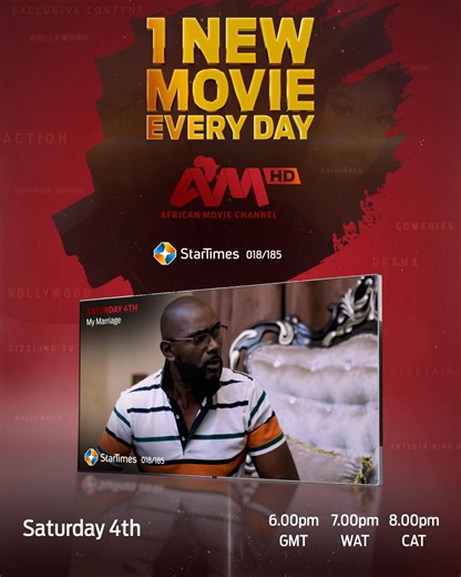 My Marriage Newlyweds face their worst nightmare when violence shatters their home.Will their bond survive the trauma? Catch #MyMarriage todayAfrican Movie Channel CH. DISH-185/ ANTENNA-217 Or watch on the #StarTimesON App 📱 http://pjq57.app.goo.gl/ab73. #StarTimesUg #StarTimes #AfricanMovieChannel #AfroCinema #africanmovies @amcchannels | StarTimes