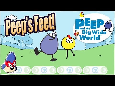 PBS Kids | Peep and The Big Wide World Games | Peep's Feet - PBS Kids Games