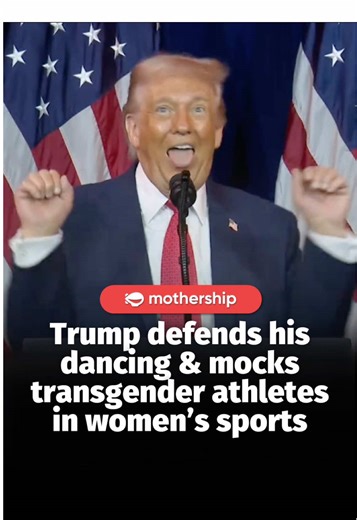 Speaking to House Republicans at the Kennedy Center on Jan. 6, U.S. President Donald Trump mocked transgender weightlifters, using them as an example to argue against the inclusion of transgender athletes in women's sports. In the same speech, Trump also revealed that his wife, Melania Trump, does not enjoy his dancing, saying she thinks it is