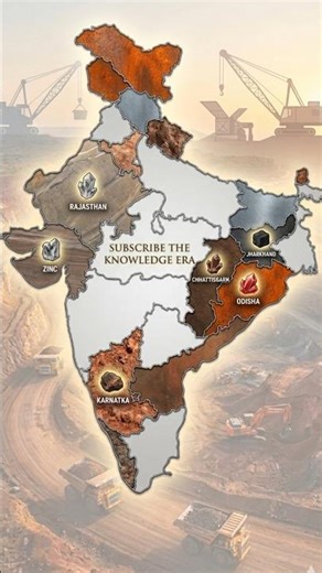 भारत के प्रमुख खनिज और प्रसिद्ध खानें | Major Minerals & Mines of India #GK #Geography